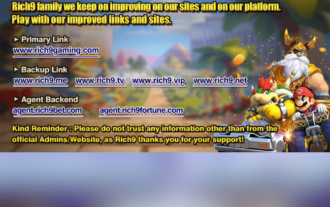 Rich9 New Links Update